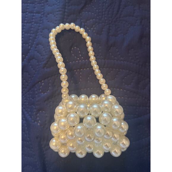 New In Package Little Girls Faux Pearl Purse Easter Holiday Toddler - Picture 1 of 3